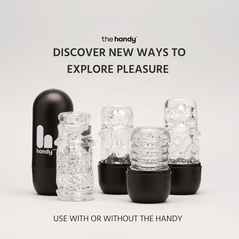 The Handy Original TrueGrip Penis Sleeve Realistic CloseEnded Masturbation S... gallery