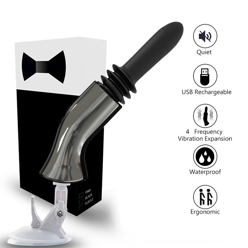 Sex Machine Toy Male Women Auto Masturbator-Fucking-Love Machine W/Dildo USA
