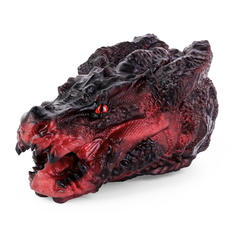 Dragon Head Liquid Silicone Male Masturbator Cup Single Channel Stroker