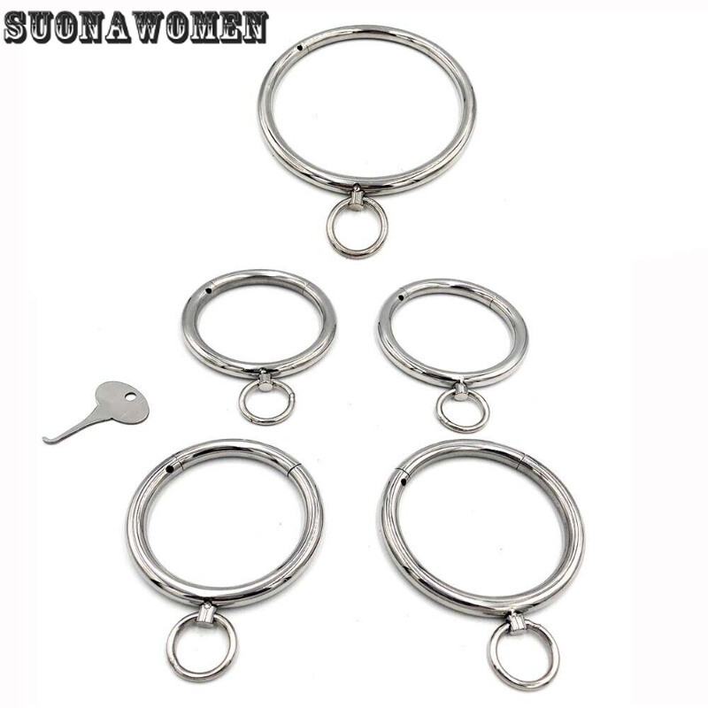 Wrist Ankle Cuff Neck Collar Restraint Binding Metal Handcuff Couples Game Tool gallery
