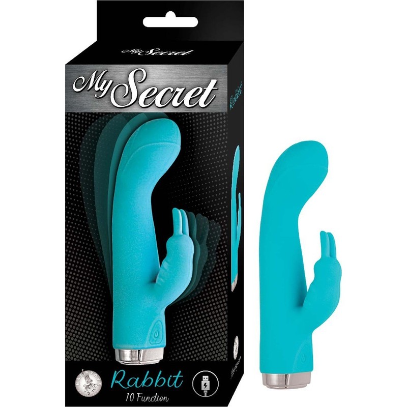 Nasstoys My Secret Rabbit Vibe Aqua – G-Spot Vaginal Clitoral Vibrator