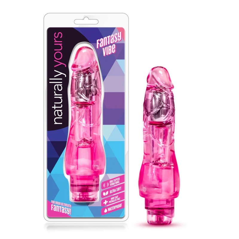 7&Prime; Waterproof Realistic Fantasy Vibe Clit G-spot Anal Sex Vibrator Dildo Dong