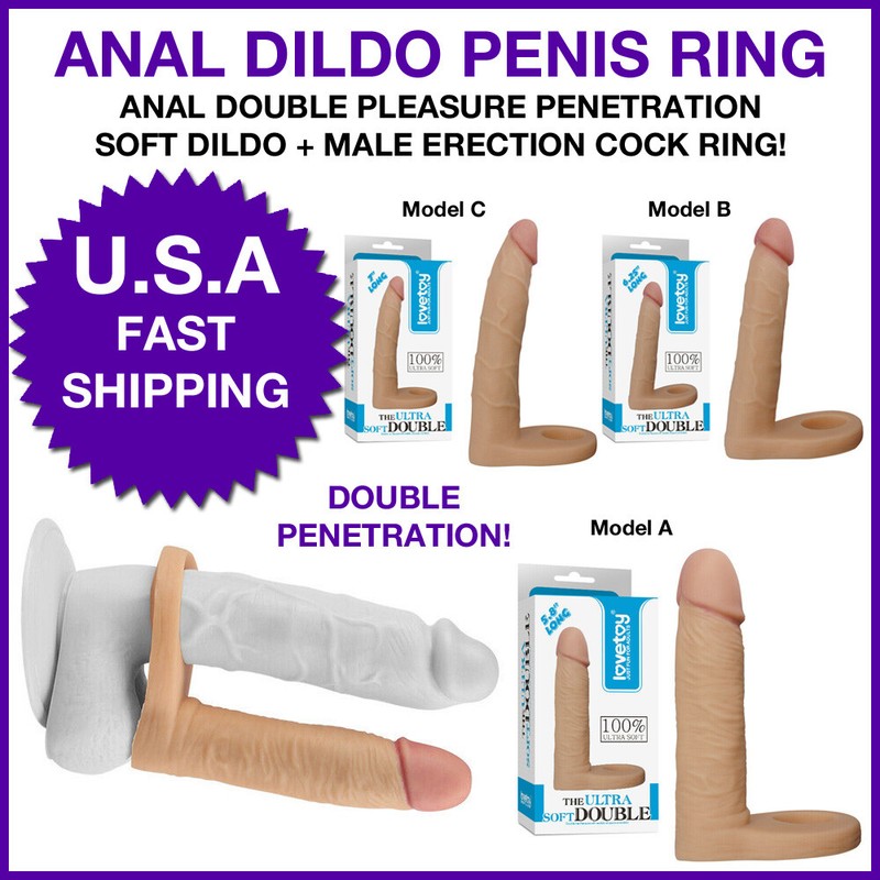 CINTO ANAL MACIO DE PENETRAÇÃO DUPLA PLEETRAÇÃO EM DILDO + ANEL DE GALO DE ATRAS