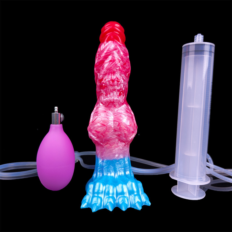Inflatable Dildo with Suction Cup Body Safe Material Stimulator Dildos Sex Toys gallery