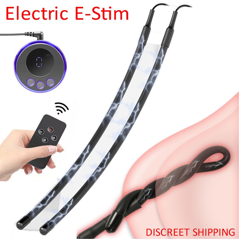 Male Electric E-Stim Anal Prostate Shock Massager Plug G-spot Sex Toy for Men