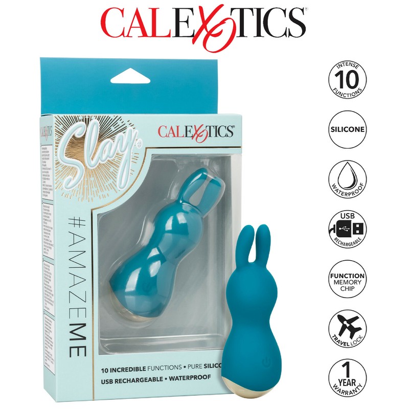 CalExotics Slay Amaze Me Mini Rabbit Vibrator Vibrator Women Small Bullet