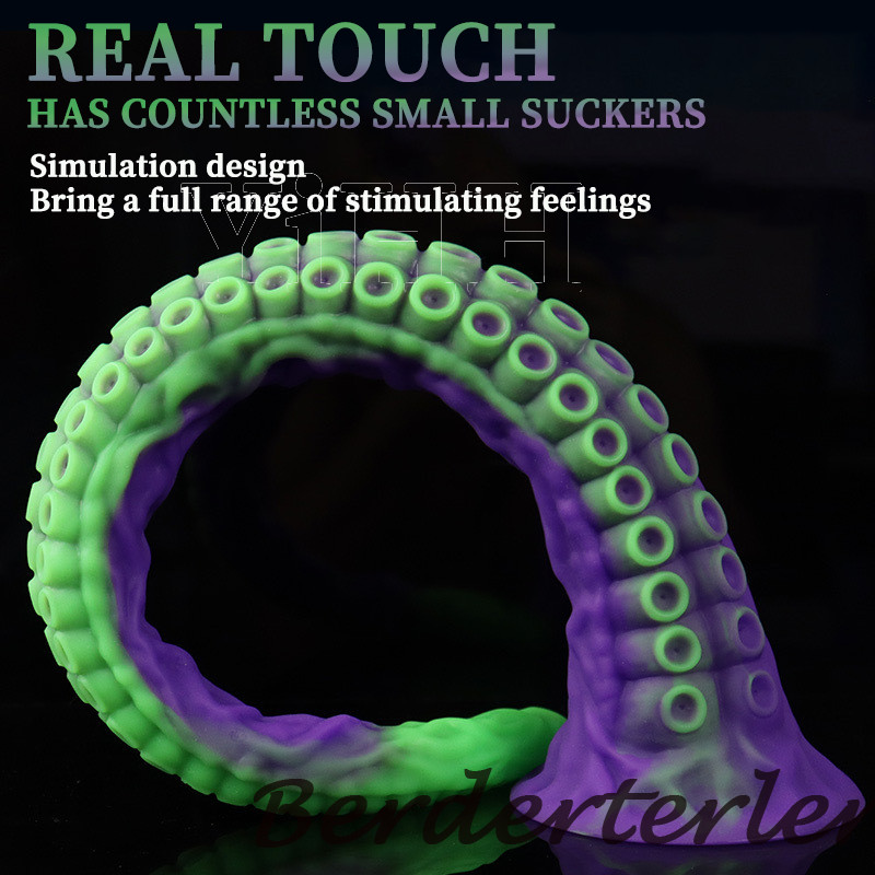 37-57cm Long Anal Dildo Tentacle Silicone Butt Plug Vagina Anal Dilator Sex Toys gallery
