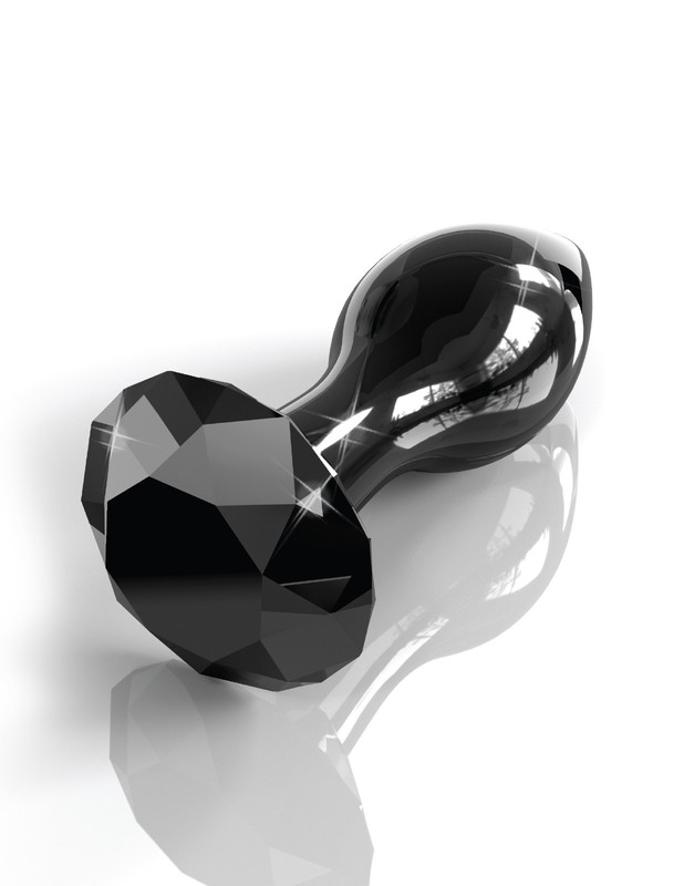 Icicles No. 78 Black – Glass Anal Butt Plug Probe