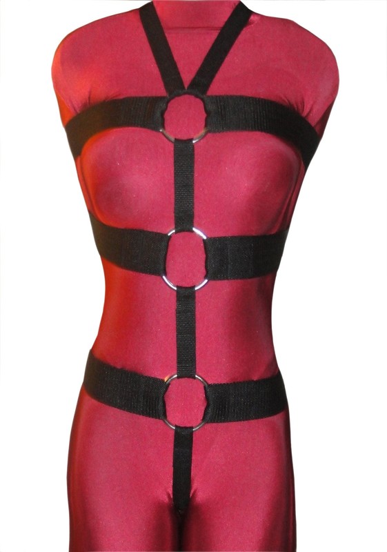 Five-Point Bondage Harness (2 inch, Poly Webbing)