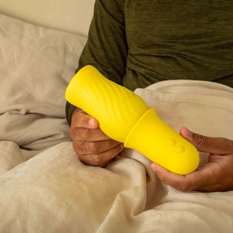 Hello Spin Stroker Waterproof Male Masturbation Toy with Beaded Textured Head gallery