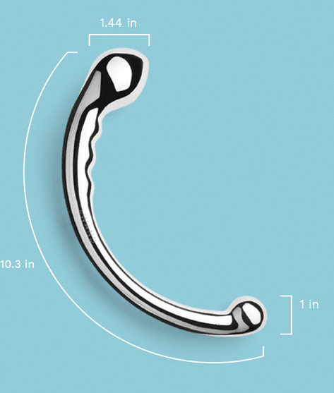 G-Spot and Prostate Stimulator le Wand Hoop Stainless Steel Double 1kg gallery