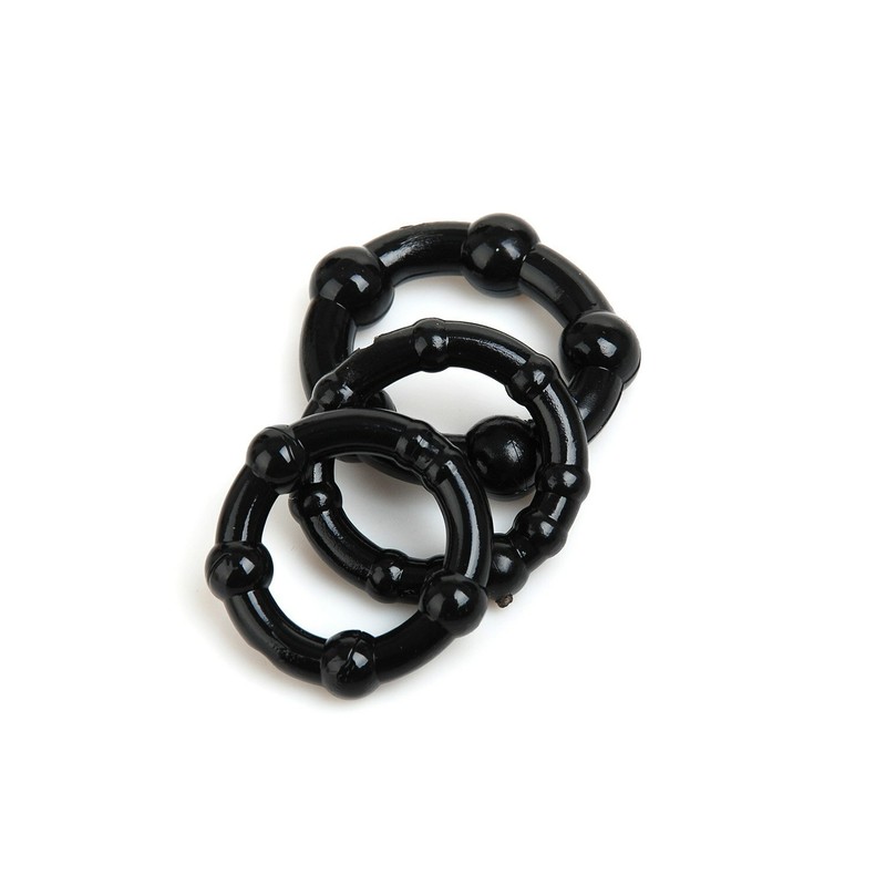 Silicone Cock Rings – Set of 3 – free shipping