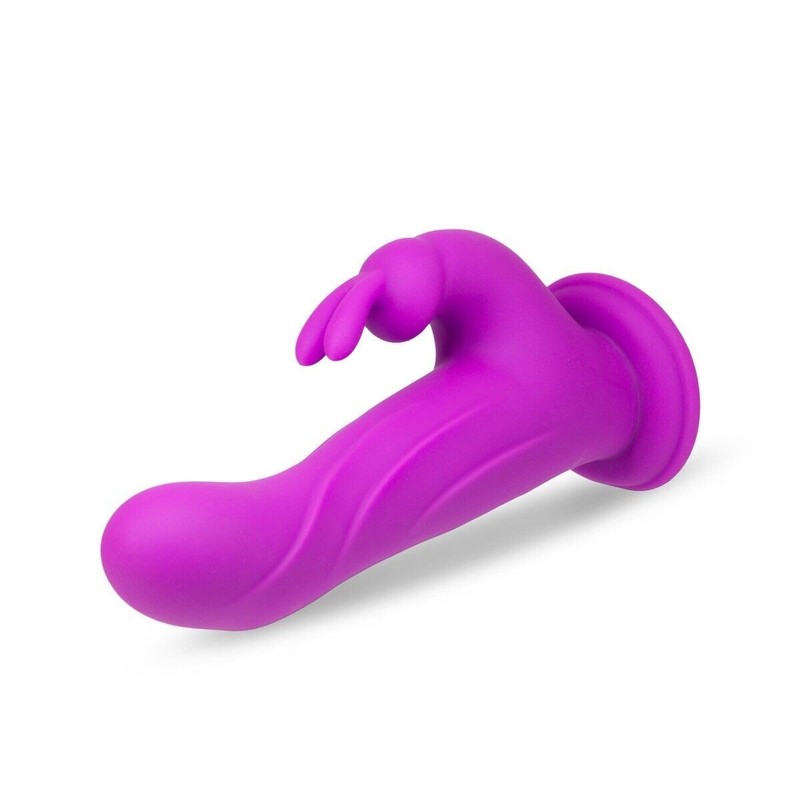 Vibrating Spinning Rotating G-spot Clit Rabbit Vibrator Dildo Suction Cup gallery
