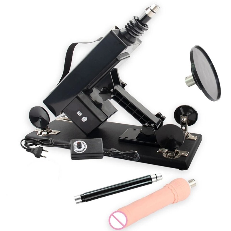 Sex Machine Woman Adjustable Masturbating Pumping with 3XLR Accessories Sex Gun