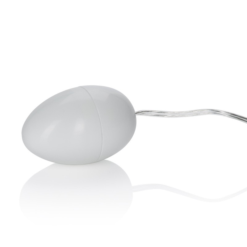 Cal Exotics Pocket Exotics Vibrating Egg White - Clitoral Vaginal Egg Vibrator gallery