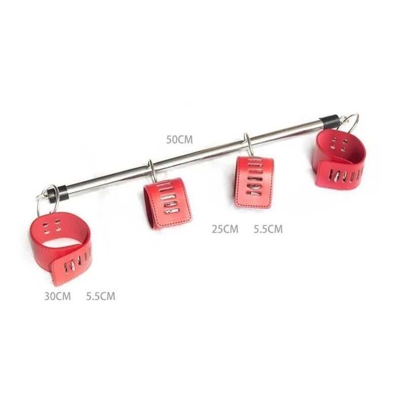 Stainless Steel Spreader Bar BDSM Bondage Leg Spreade Handcuffs Ankle Cuffs gallery