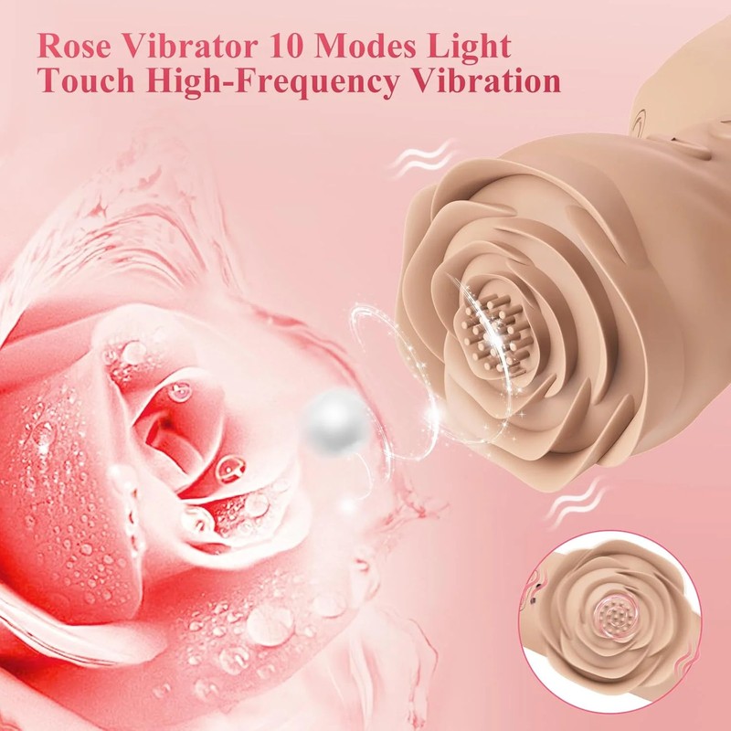Double Dildo Lesbian Sex Toys 3 in 1 Realistic Dildo for 10 Vibrating Modes, Adu gallery