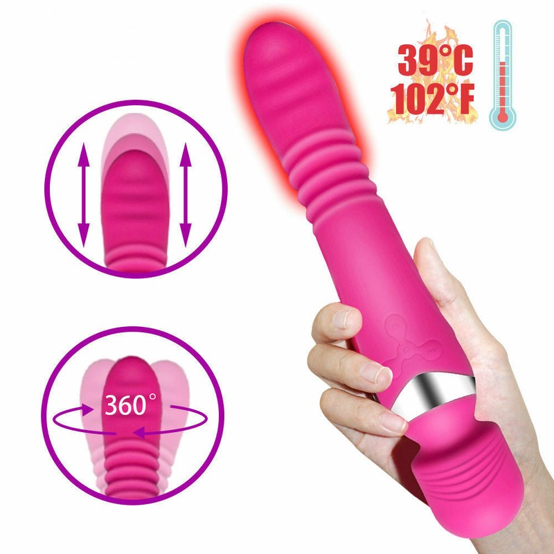 Automatic Heating Male Masturbator Sex Machine Gun Toys Flexible Dildo for Women gallery