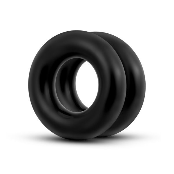 Oversized Black Thick Donut Penis Cock Rings Prolong Delay Sex Toys for Men gallery