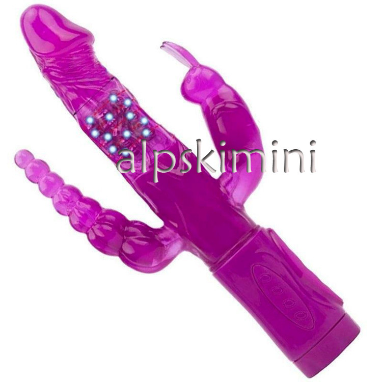 Sex-Women-Vibrator-Multifunctional Dual-G Spot-Vibrating-Dildo-Adult-Toy gallery