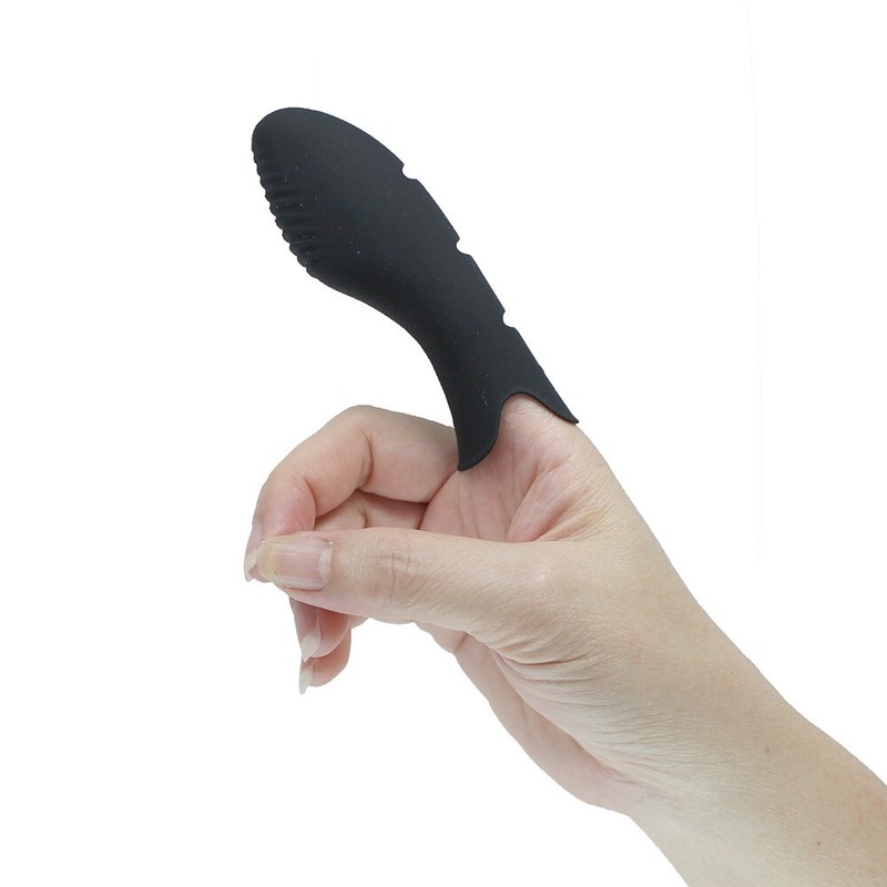 Silicone Vibrating Finger Massager Sleeve Clitoral G-spot Vibrator gallery