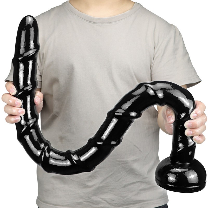 85x5cm Extra Long Anal Masturbator Butt Plug Realistic Huge Dildo Dong Sex Toys