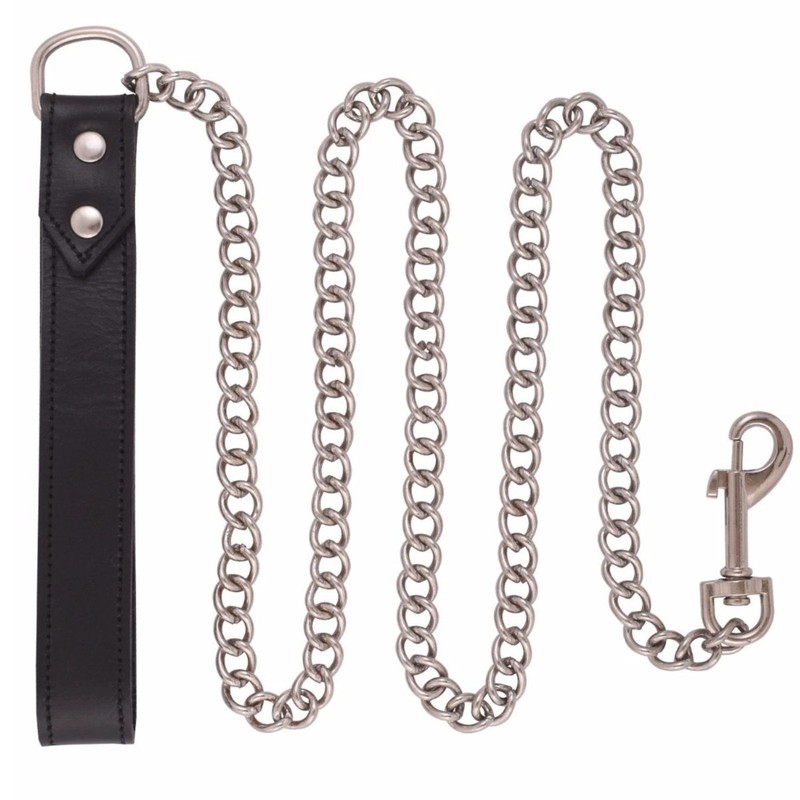 Leather Restraint Leash Role Play Adjustable Dog Leash Style Harness Accessory