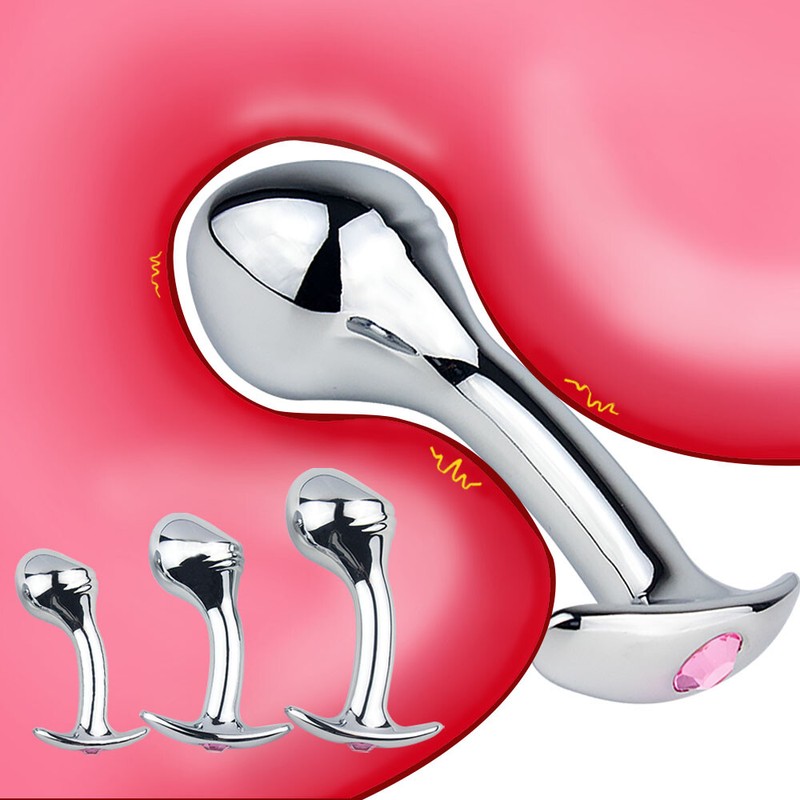 Metal-Anal-love-Plug with-Diamond-Steel-Jeweled-Butt-Women-Wearing-All Day-Adult gallery