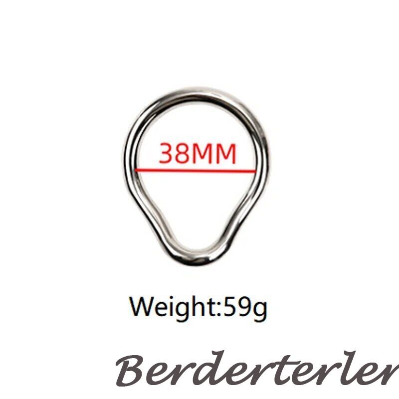 7 Sizes Stainless Steel Penis Lock Cock Ring Set Man Metal Delay Ejaculation gallery