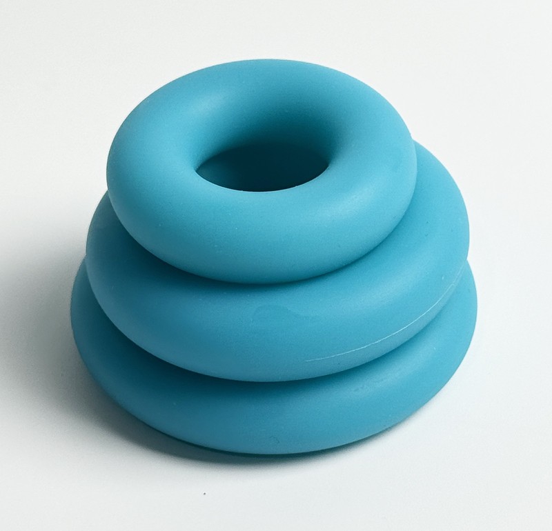 Male Thick Silicone Cock Rings Penis Sleeve Soft Stretchy Penis Ring Enhancer SM gallery