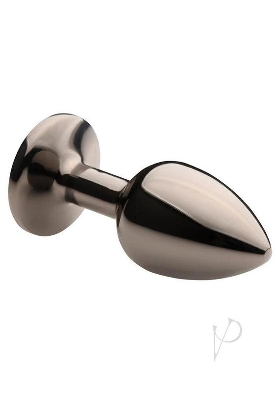 Creature Cocks Red Eye Metal Butt Plug - Small - Black/Red gallery