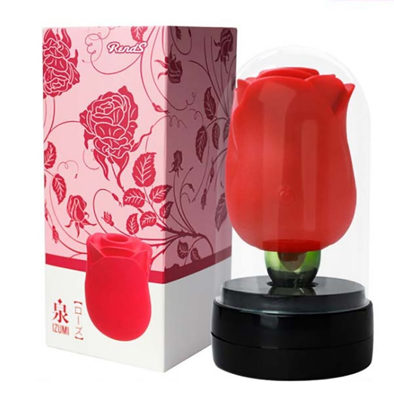 Waterproof Clit Pump Sucking Rose Vibrator Dildo Sucker Sex toy Women Couple Men