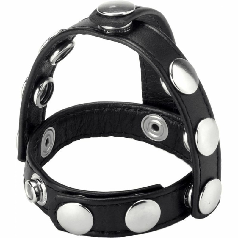 Adjustable Cock Harness Ball Squeeze Male Penis Chastity Gear Men Sex Toys