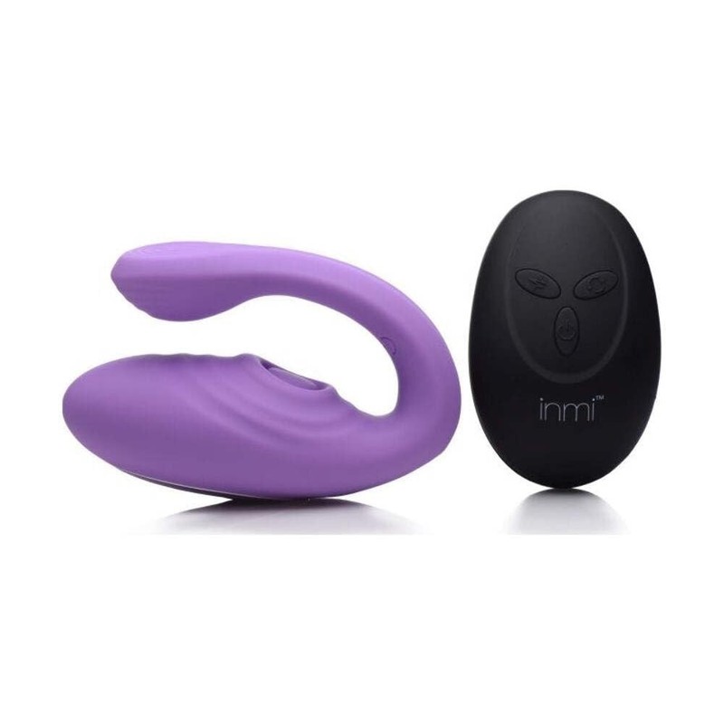 Inmi 7X Pulse Pro Pulsating and Clit Stimulating Vibrator with Remote Control