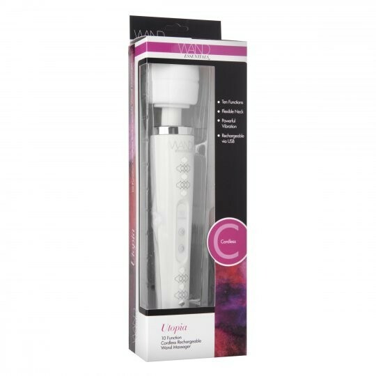 Utopia 10 Function Cordless Rechargeable Wand Massager gallery