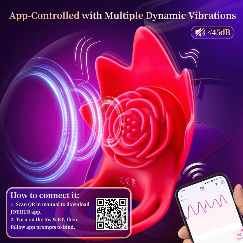 Silicone Cock and Ball Rings Vibrator Penis Vibrating Sleeve Sex Toys for Men gallery