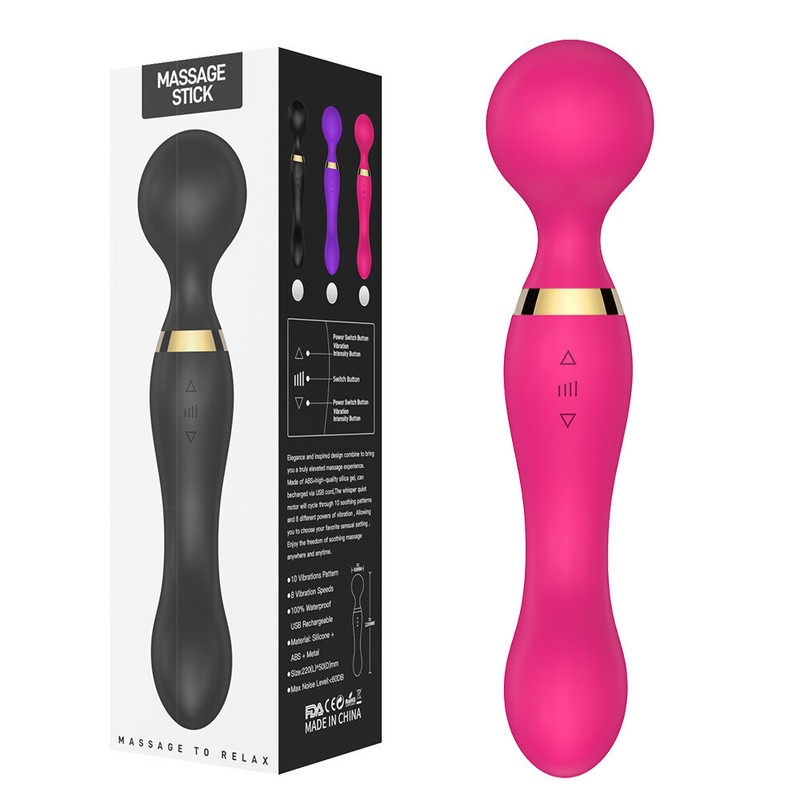 Multispeed Vibrating Handheld Magic Massager Wand Full Body Therapy USB Vibrator