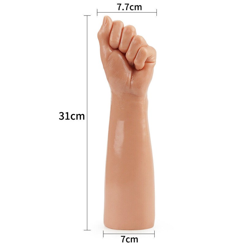 12 inch Realistic Tapered Knuckles Fisting Hand Forearm Dildo Sex Toy for Women gallery