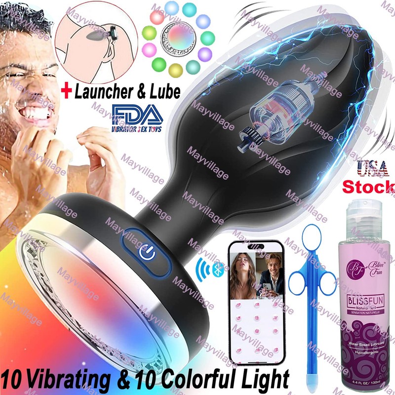 Anal Butt Plug Vibrator G-spot Male Prostate Massager Sex Toys for Women Men