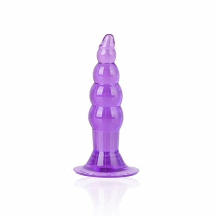 Soft Jelly Beginner Anal Beads Butt Plug Anal Sex Toys for Women Men Couples gallery