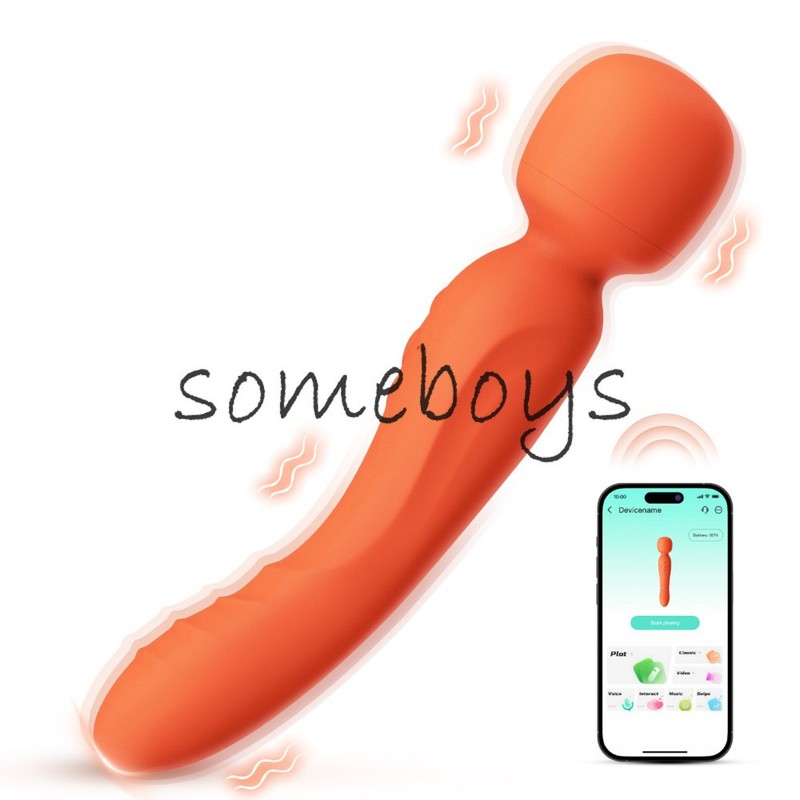 APP Control AV Vibrator Wand Clitoris Female Dildos Vagina Anal Sex Toys Woman