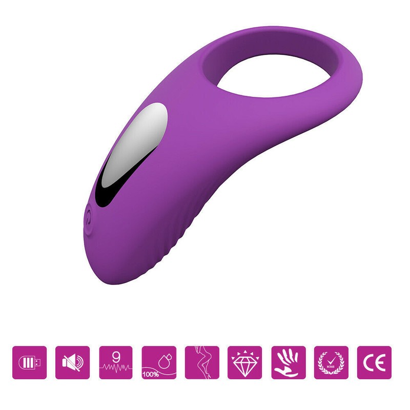 Men Penis Cock Ring Vibrator G-spot Dildo Massager Sex Toys For Women Couples gallery