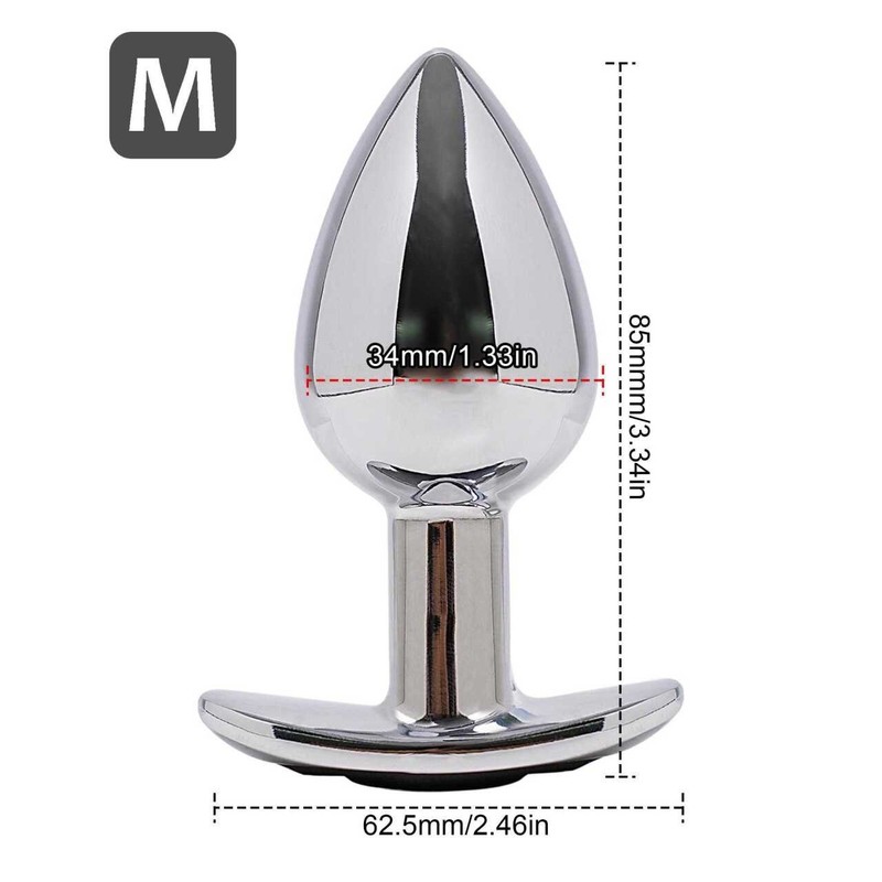 Mini Metal Vibrator Anal Dildo Butt Plug Penis G-spot Stimulator Remote Control gallery