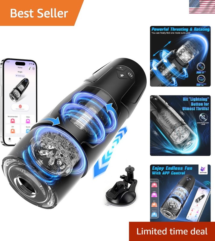 Automatic Male Masturbator with 7 Modes - USB Rechargeable Pleasure Device