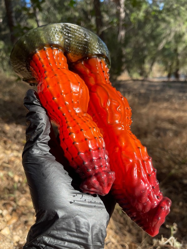 Cerberus Dildo Fantasy Dual Pen Sex Toy Handmade USA gallery