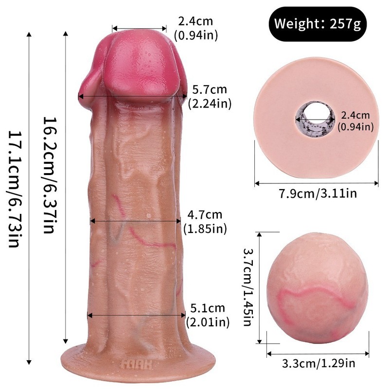 Ovipositor Dildo Realistic Model with 5 Eggs Laying G-spot Toy for Female Use