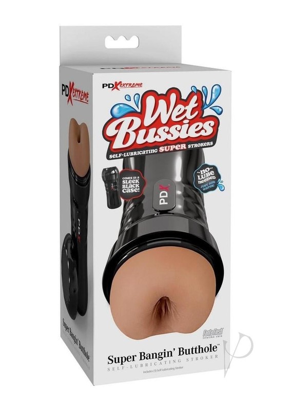 PDX Extreme Wet Bussies Super Bangin Butthole Stroker – Caramel