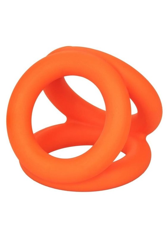 Alpha Liquid Silicone Tri-Ring - Orange gallery