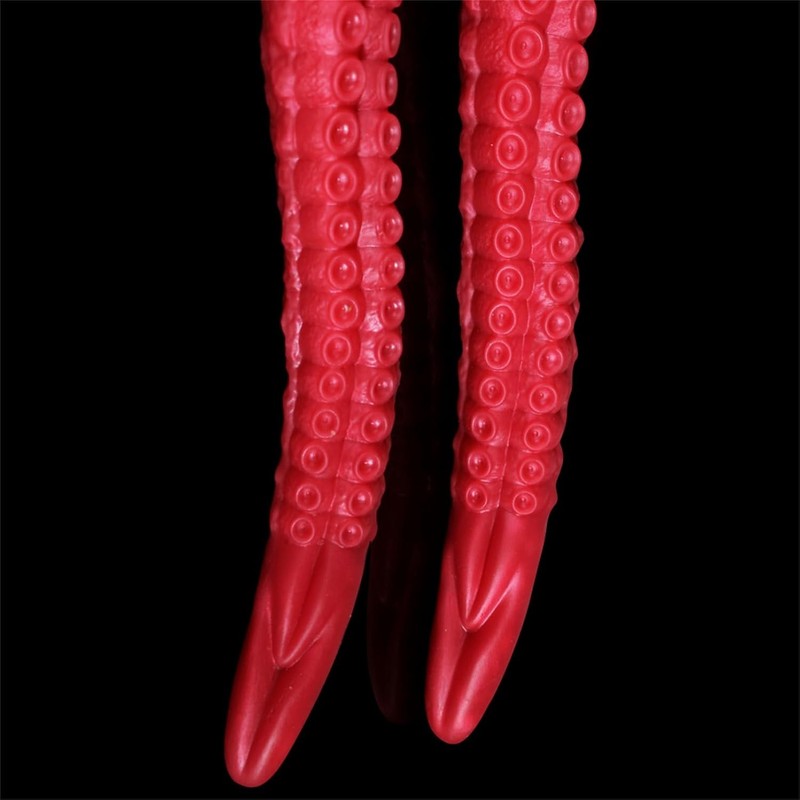 Silicone Tentacle Dildo Octopus Anal Plug Adult Sex Toy: Extra Long Dildo with S gallery