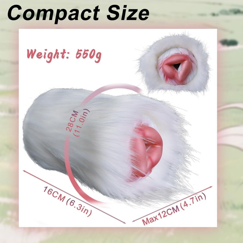Pussy Plush Fantasy Masturbator Furry Masturbator Pocket PussySex Toys for Adult